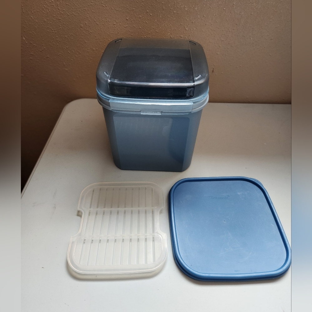 Blue Airtight Kitchen Storage Container